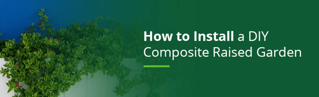 comment jardin composite surélevé à installer