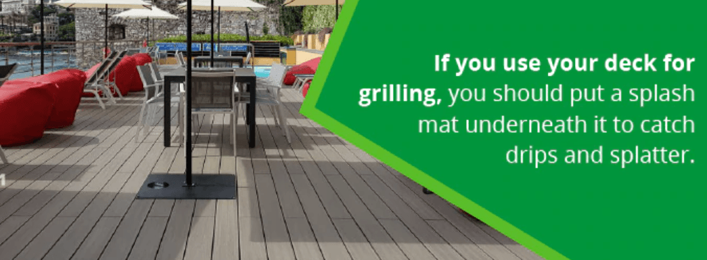  si vous utilisez votre terrasse pour griller