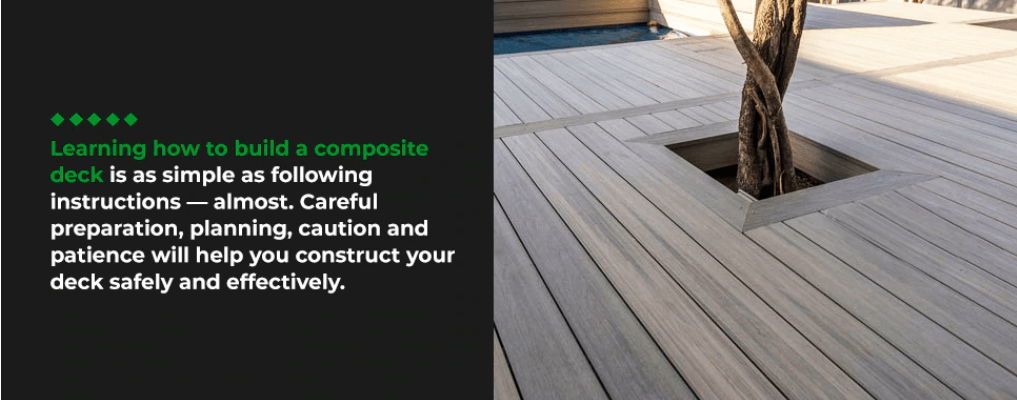  apprendre à construire une terrasse composite