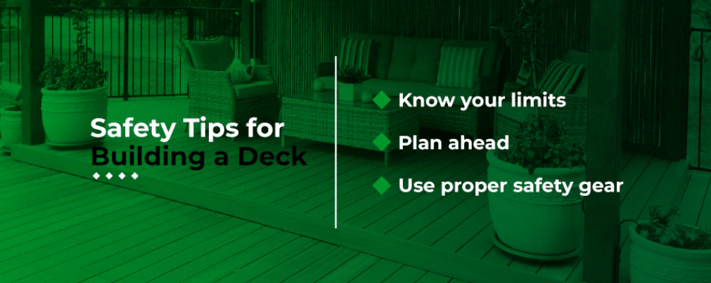 conseils de sécurité pour construire une terrasse