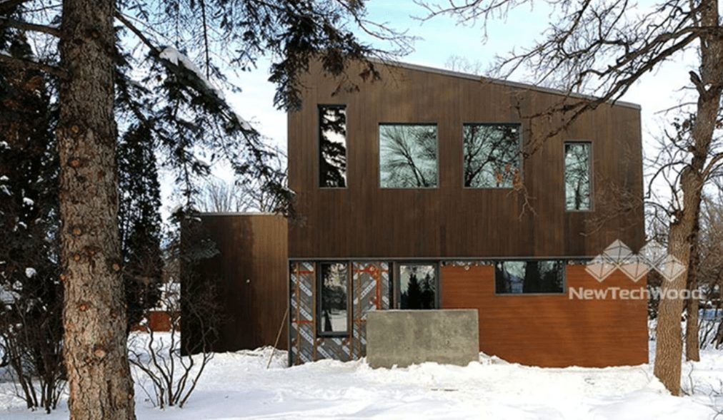 maison dans la neige