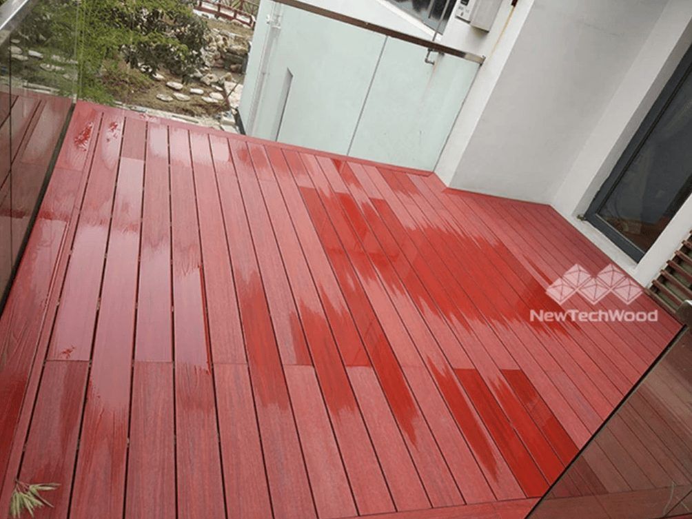 terrasse rouge