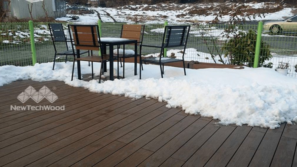 terrasse enneigée